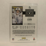 #158 Derek Carr Las Vegas Raiders 2020 Score Football Card LS