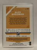 #182 Alex Bregman   Houston Astros 2019 Donruss Baseball Card