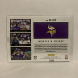 3D-HED Hunter Kendricks Smith Minnesota Vikings 2020 Score Football Card LS
