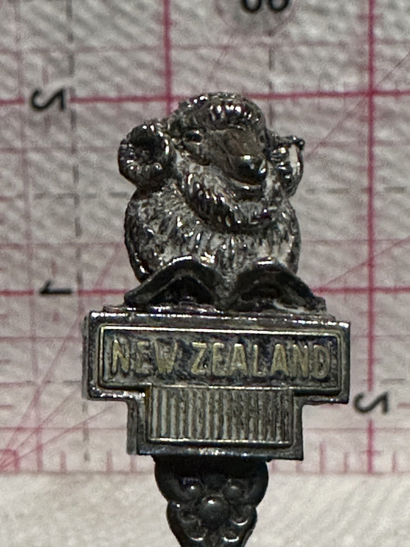 New Zealnd Sheep Silver Plated  Souvenir Spoon