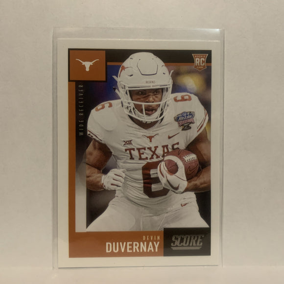 #420 Devin Duvernay Rookie Texas 2020 Score Football Card LS