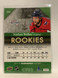 #284 Nathan Walker Rookie Washington Capitals 2017-18 Parkhurst Hockey Card