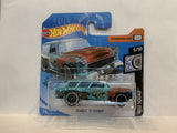 Blue Classic '55 Nomad Rod Squad 2019 Hot Wheels Short Card New Diecast Cars AA