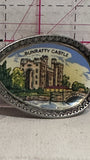 Ireland Green Shamrock Bunratty Castle Silver Plated Europe Souvenir Spoon