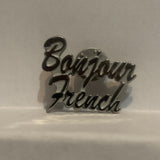 Bonjour French Lapel Hat Pin