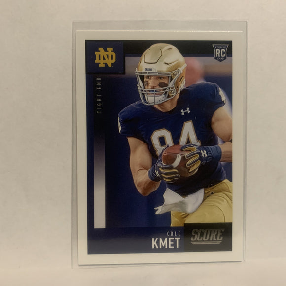 #404 Cole Kmet Rookie Notre Dame 2020 Score Football Card LT