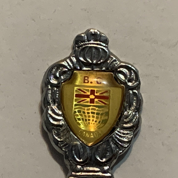 Kelowna BC Crest Emblem Collectable Souvenir Spoon BJ