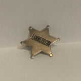 Lammles Sheriif Star Lapel Hat Pin
