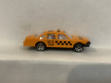 Orange NYC Taxi Unbranded Loose Diecast Car