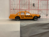 Orange NYC Taxi Unbranded Loose Diecast Car