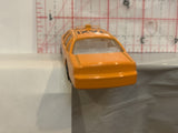 Orange NYC Taxi Unbranded Loose Diecast Car
