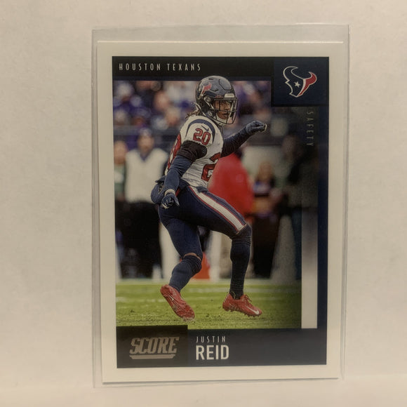#90 Justin Reid Houston Texans 2020 Score Football Card LT