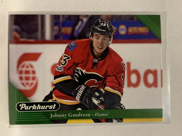 #40 Johnny Gaudreau Calgary Flames 2017-18 Parkhurst Hockey Card