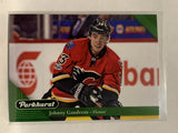 #40 Johnny Gaudreau Calgary Flames 2017-18 Parkhurst Hockey Card