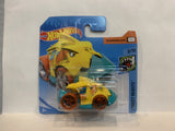 Yellow Piranha Terror Street Beasts 2019 Hot Wheels Short Card New Diecast Cars AA