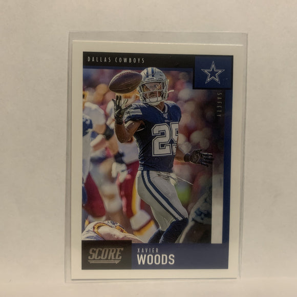 #174 Xavier Woods Dallas Cowboys 2020 Score Football Card LT