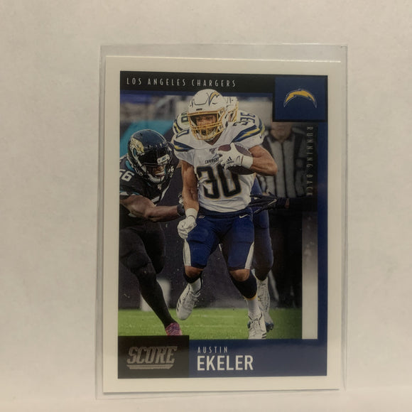 #149 Austin Ekeler Los Angeles Chargers 2020 Score Football Card LT