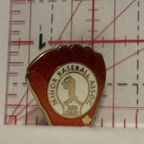 Minor Baseball Assoc Red Deer Ball Glove Lapel Hat Pin