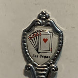 Las Vegas Playing Cards Collectable Souvenir Spoon BK