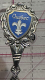 Quebec Crest Emblem Quebec Souvenir Spoon