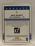 #211 Max Muncy Rookie Black Los Angeles Dodgers 2019 Donruss Baseball Card