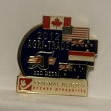 2012 Agri-Trade Red Deer Central Alberta Lapel Hat Pin