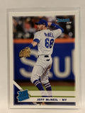 #40 Jeff McNeil Rated Rookie New York Mets 2019 Donruss Baseball Card