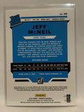 #40 Jeff McNeil Rated Rookie New York Mets 2019 Donruss Baseball Card