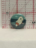 Seal Pup Water Wings Button Pinback