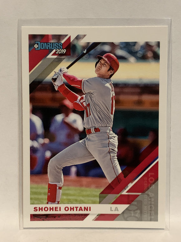 #164 Shohei Ohtani Los Angeles Angels 2019 Donruss Baseball Card