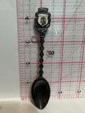Indian Chief Native Silverplated  Souvenir Spoon