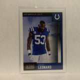 #101 Darius Leonard Indianapolis Colts 2020 Score Football Card LT