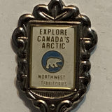 Hay River Explore Canada's Arctic Northwest Territoires Polar Bear Collectable Souvenir Spoon BK