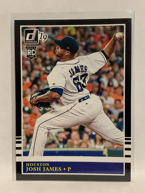 #223 Josh Jame Rookie Houston Astros 2019 Donruss Baseball Card