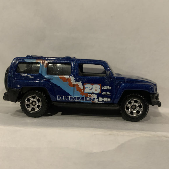 Blue  Hummer H3 ©2004 Matchbox AF