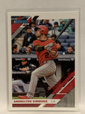 #74 Andrelton Simmons Los Angeles Angels 2019 Donruss Baseball Card
