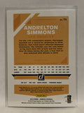 #74 Andrelton Simmons Los Angeles Angels 2019 Donruss Baseball Card