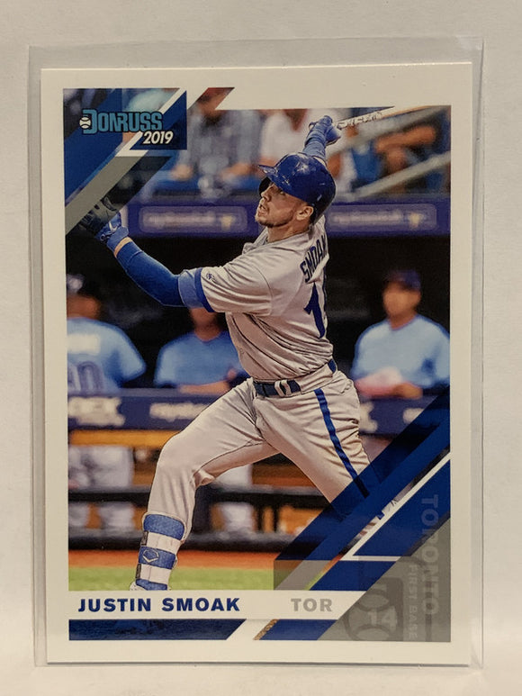 #97 Justin Smoak  Toronto Blue Jays 2019 Donruss Baseball Card