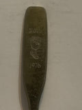 Noel 1976 Christmas Stocking Souvenir Spoon