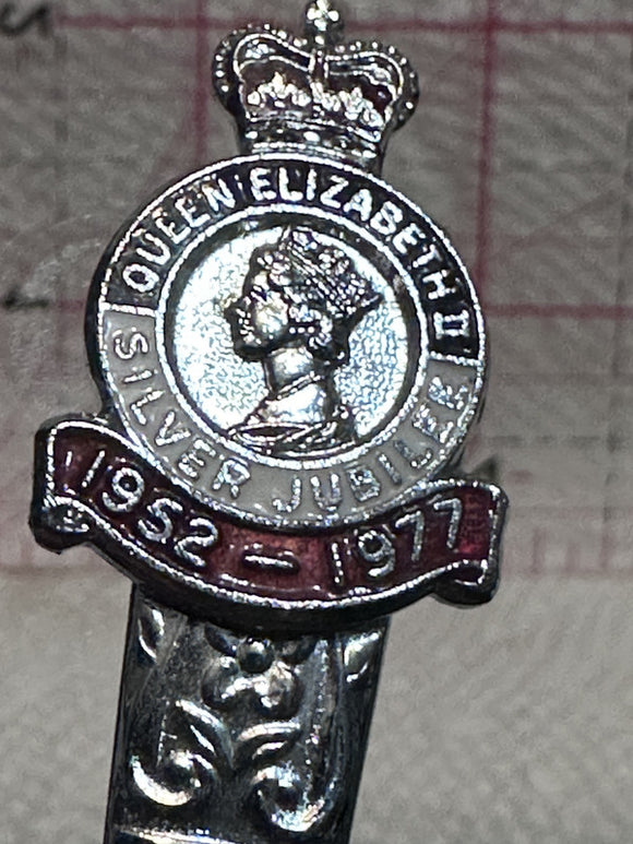 Queen Elizabeth II Silver Jubilee 1952 1977  Souvenir Spoon