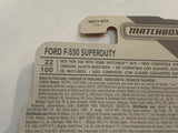 Yellow San Luis Obispo Fire Dept Ford F-550 Superduty 2019 Matchbox New Diecast Cars AA