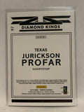 #15 Jurickson Profar Diamond Kings Texas Rangers 2019 Donruss Baseball Card