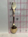 Calgary Alta Alberta Painted Crest Emblem  Souvenir Spoon