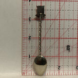 Santiago Chile Crest Emblem Collectable Souvenir Spoon BK