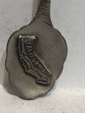 Golden Gate Bridge San Francisco California Pewter  Souvenir Spoon