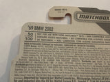 Blue '69 BMW 2002 2019 Matchbox New Diecast Cars AA