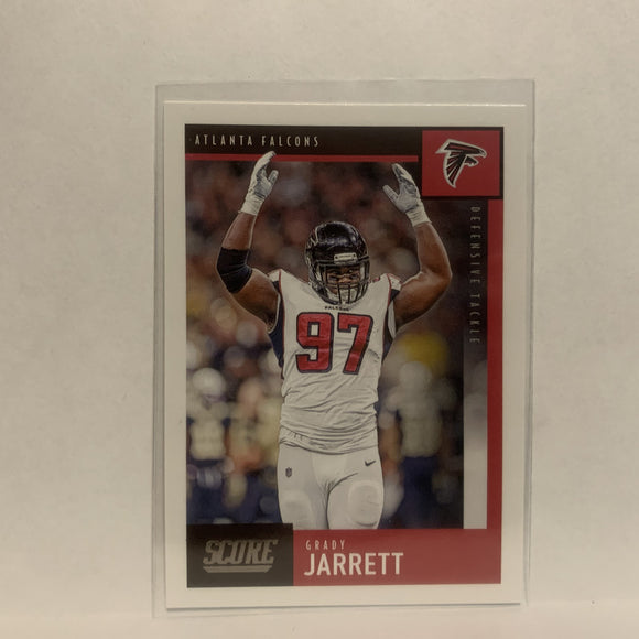 #255 Grady Jarrett Atlanta Falcons 2020 Score Football Card LU