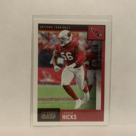 #293 Jordan Hicks Arizona Cardinals 2020 Score Football Card LU