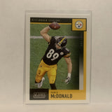 #75 Vance Mcdonald Pittsburgh Steelers 2020 Score Football Card LU