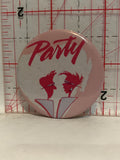 Party Couple Button Pinback